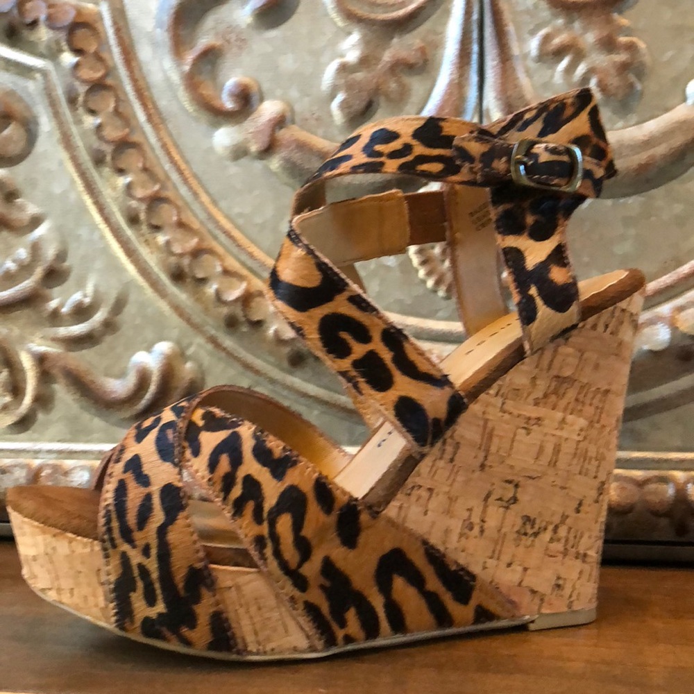 Wedge+cork+leopard 🤗